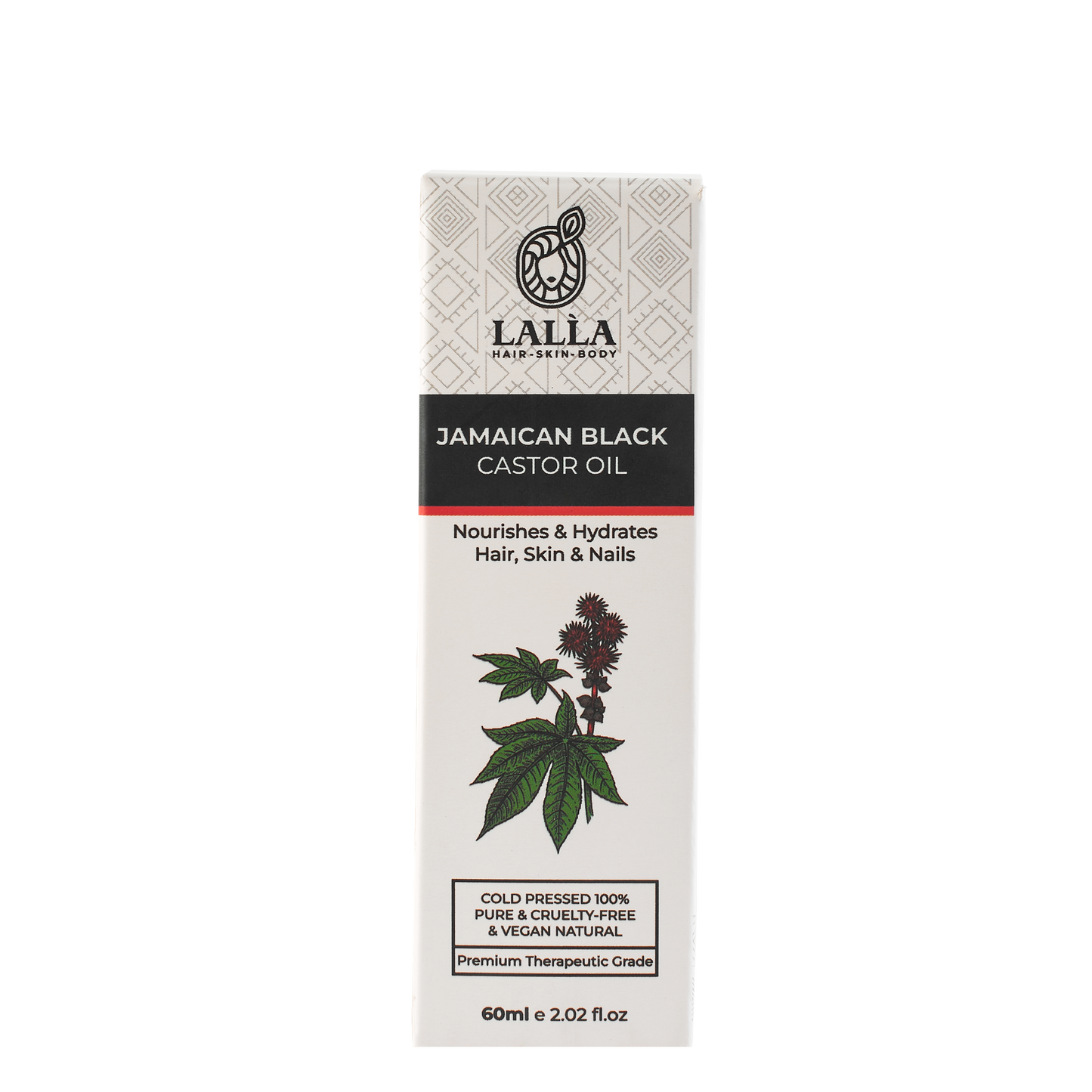 LALLA Jamaican Black Castor Oil – Hair, Lashes & Brows 60ml