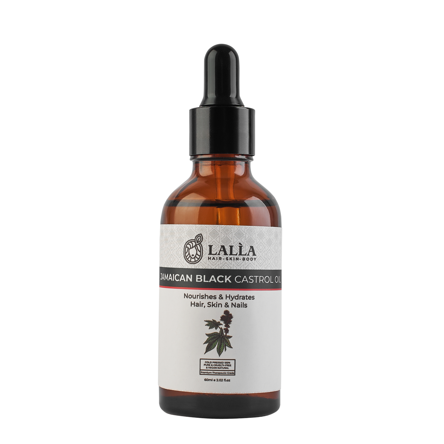 LALLA Jamaican Black Castor Oil – Hair, Lashes & Brows 60ml